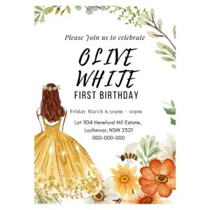 Custom Invitation (Birthday/ Wedding/ Anniversary/ Others)